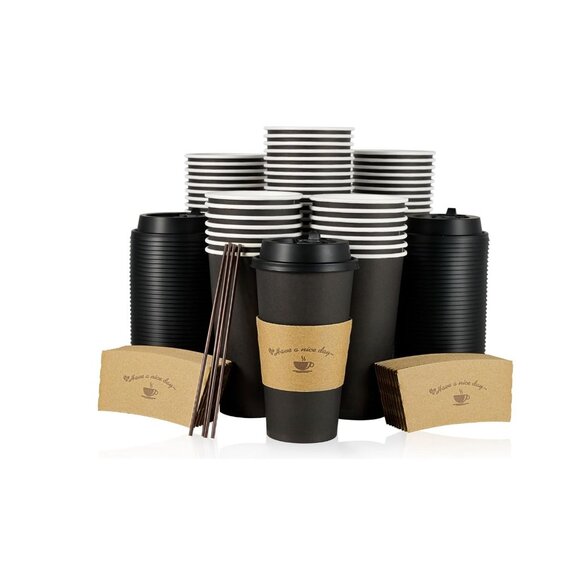 LITOPAK Other - LITOPAK 50 Pack 20 oz Paper Coffee Cups for Hot Chocolate Drinks